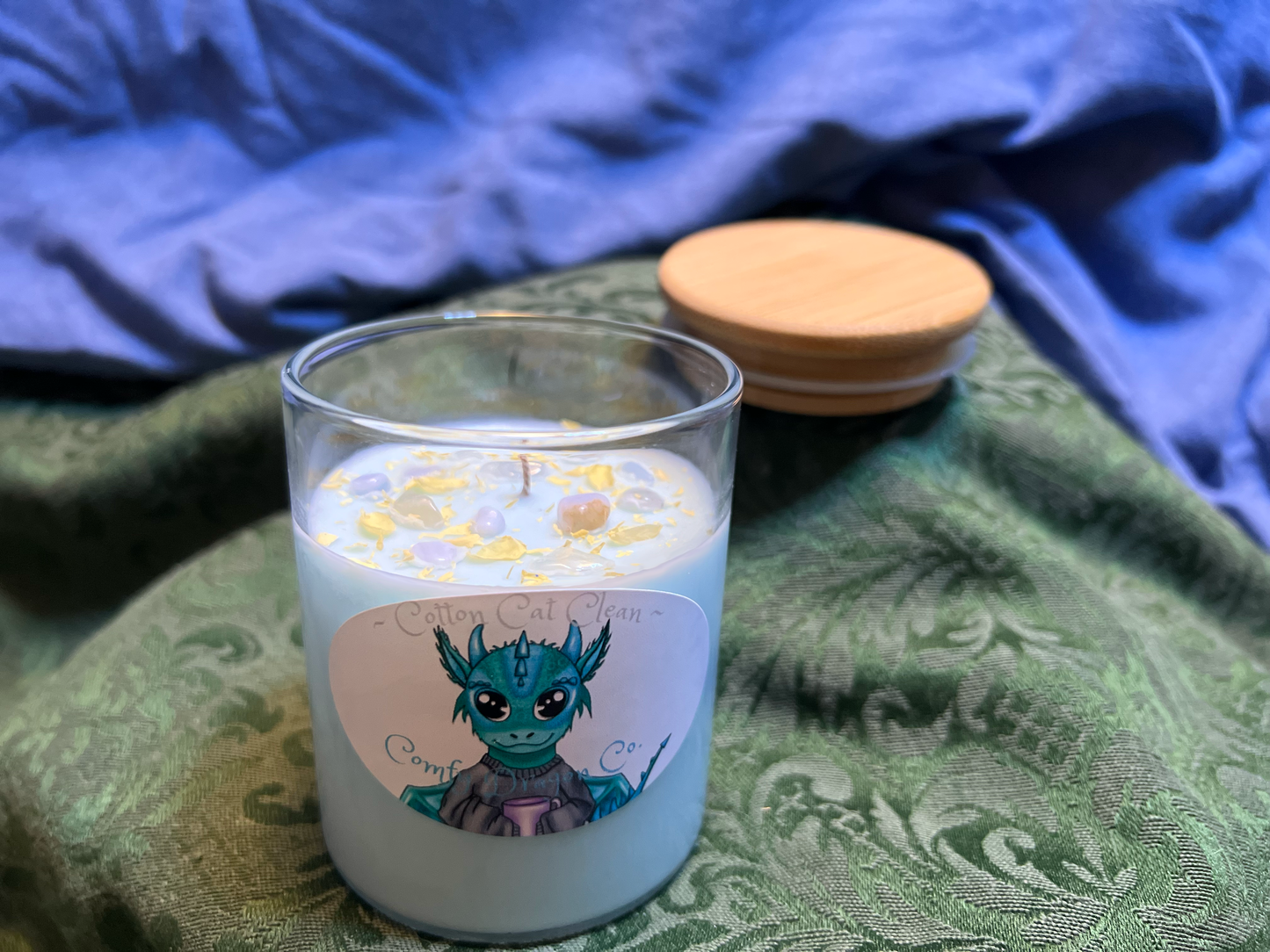 6oz Cotton Cat Clean Candle